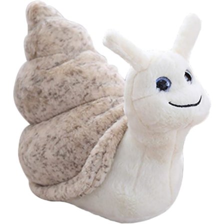 7 tommer plys snegl bamse, sød blød sovende snegl plys