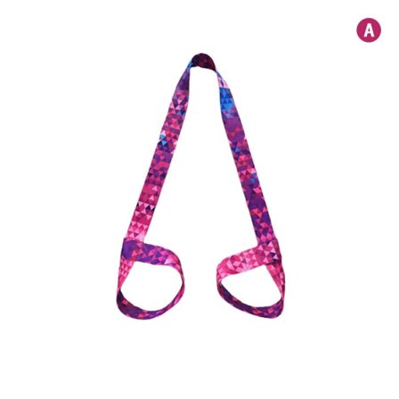 IC Tryckt yogamatta band Bälte Yoga axelrem justerbar A