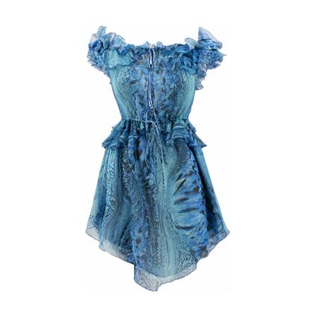 Blumarine Kjole 2A096A Blå, Dame