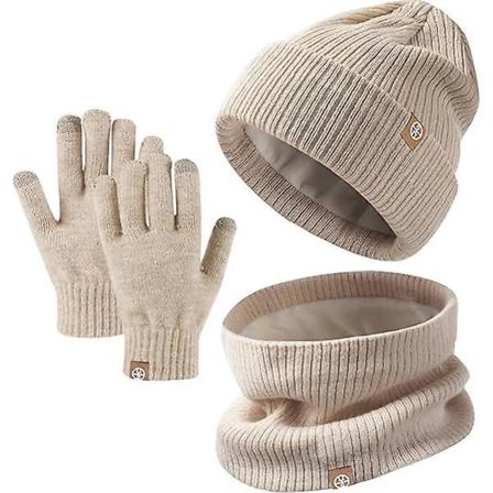 3 in 1 thermal pipohattu, kaulanlämmitin ja kosketusnäytöllinen set 5-12-vuotiaille lapsille
