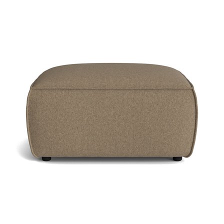 Aura puf - Aurora Mørk Beige - 85x71x44,5 - Puf