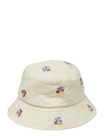 Ollie Bucket Hat Accessories Headwear Bucket Hats Hvit Becksöndergaard*Betinget Tilbud