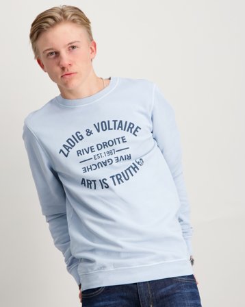 Zadig&Voltaire BASIC SWEATSHIRT Blå Genser Gutt - Kids Brand Store