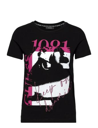 Ss Cn 1981 Tee Black GUESS Jeans