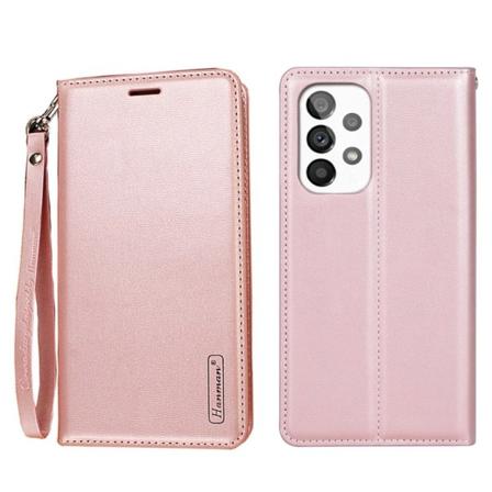 Lommebokdeksel HANMAN - Samsung Galaxy A23 5G Roséguld