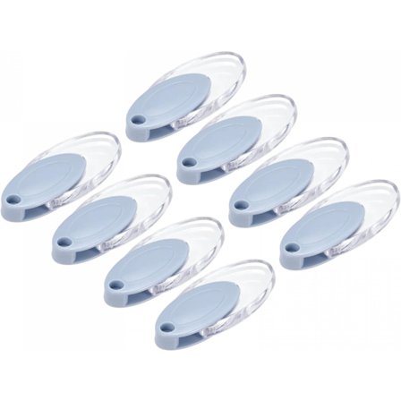 Blind Cord Vekt, 8 stk 90mm Gardin Vindu Lukker Perle Streng Håndtak Romersk Vertikal Skygge Tilbehør, Blå