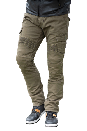 Course Wasteland Aramid Reinforced Tapered Fit MC Cargo Pants Olive Green W36 x L34