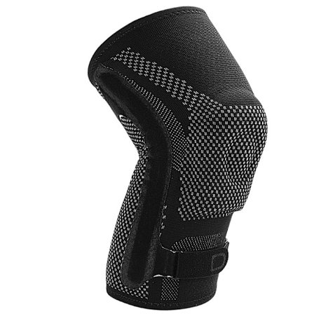 Sort knæstøtte XL