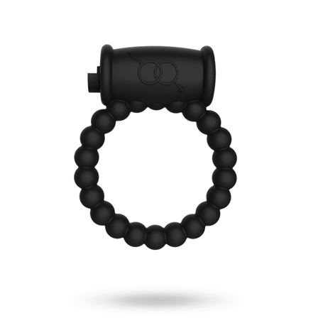Vuxen: Black Vibrating Cock Ring - Vuxen.dk: For ham