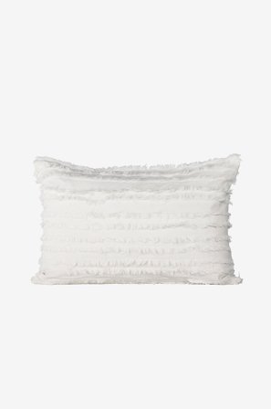 Venture Home - Pudebetræk Edith - Hvid - Pyntepuder & pudebetræk - 60X40 - Fra Homeroom
