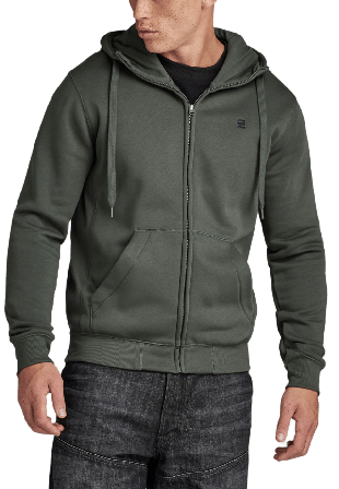 G-Star Premium core Hooded Sweater Tröjor Herr Grå XXL