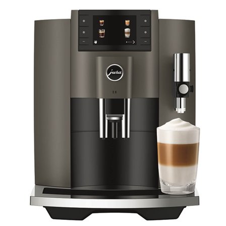 Jura - Espresso-/kaffemaskin E8 (EC) Dark Inox Grå