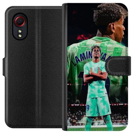 Kompatibelt Plånboksfodral till Samsung Samsung Galaxy Xcover 5 Yamal Barcelona fotbollströja junior stjärna