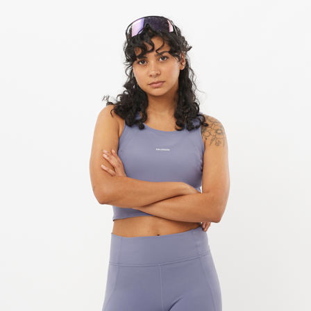 Salomon - Koszule Odzież Shkout Bliss Tanklette W