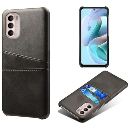 Motorola Moto G41 / Motorola Moto G31 skal med korthållare - Svart