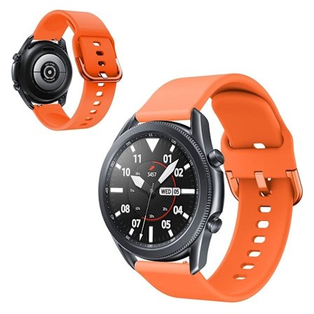 Samsung Galaxy Watch 3 (45mm) simple silikone rem - orange