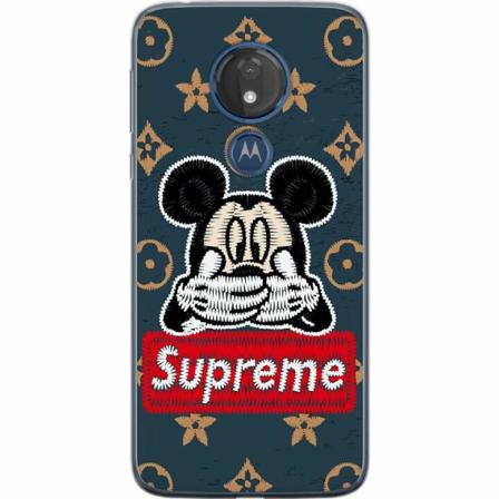 Motorola Moto G7 Power Genomskinligt Skal Happy Sup...