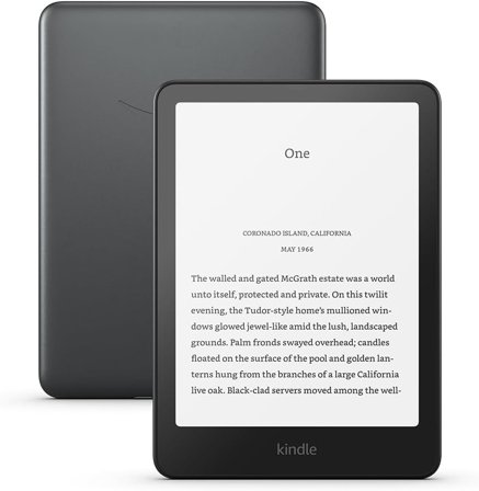 Amazon Kindle Paperwhite Signature Edition 2024 (32GB), Metallic Black, 7" lesebrett, 300 ppi, Wi-Fi, uten reklame