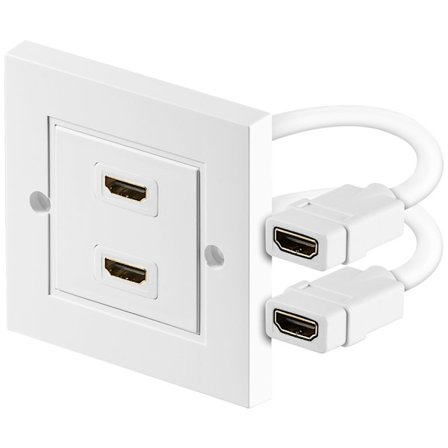 HDMI vägguttag, Guldpläterad