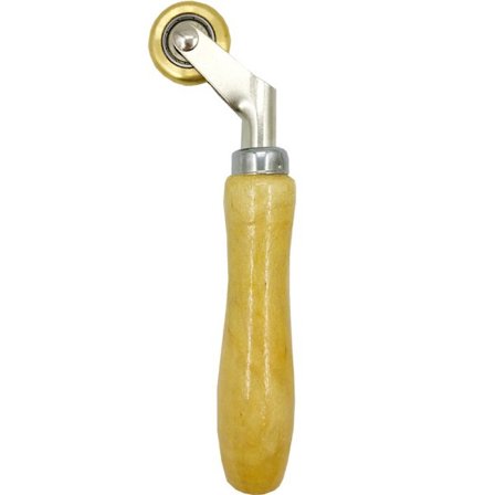 1 stk sveisevalse, 30 mm sveisehåndholdt messingpressevalse, med 5 tommers W