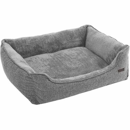 Rootz Deluxe Hundeseng - Vaskbar Hundeseng - Aftageligt betræk - Hundesenge - 90 x 75 x 25 cm