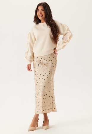 VILA-Vimentina Flounce O-neck L/S T-XL