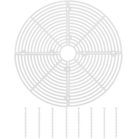 Babysikker Plantepotte Gitter Blomsterpottedækning - Beskyt Børn og Kæledyr mod Katte