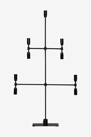 Jotex - Lysestake Twice 91 cm Beh-ck black - Kjøp Adventsstaker hos Jotex