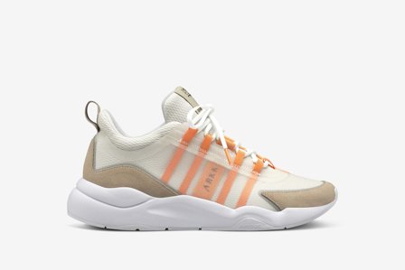 ARKK Copenhagen Damen Sneakers Größe 39 Lyron Mesh 2.0 F-PRO90 White Sand Mock Orange