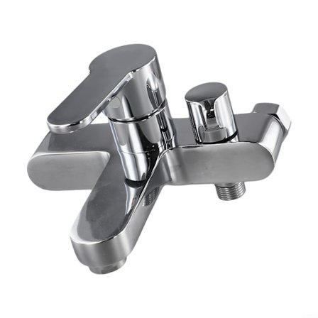 Badrumsmässing Trippel Duschblandare Set, Varmt och Kallt Vatten Badkarsblandare, Sidöppning, Dubbel Kontroll, Enkel Installation