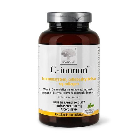 New Nordic C-Immune 180 tabl., Helse & Madvarer, Kosttilskud, Immunforsvar
