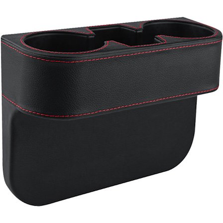 Mus over billedet for at zoome ind Læder Bil Kopholder 28 * 20,7 cm Universal Bil Kopholder Bil Kopholder Opbevaring Bil Kopholder Organizer 