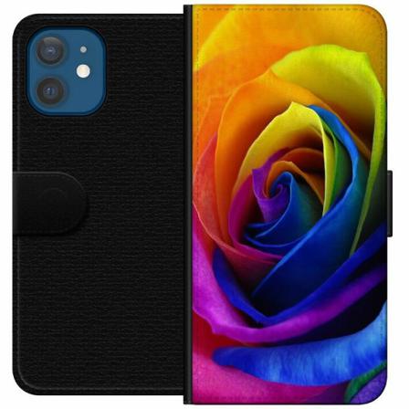 Apple Iphone 12 Plånboksfodral Rainbow Rose