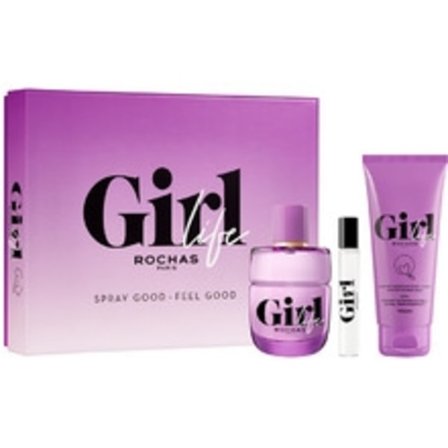 Rochas - Girl Life Gift Set EDP 75ml, Mini EDP 7,5ml and Body Balm 100ml 75ml