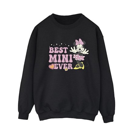 Disney Womens/Ladies Best Mini Ever Sweatshirt XL Svart