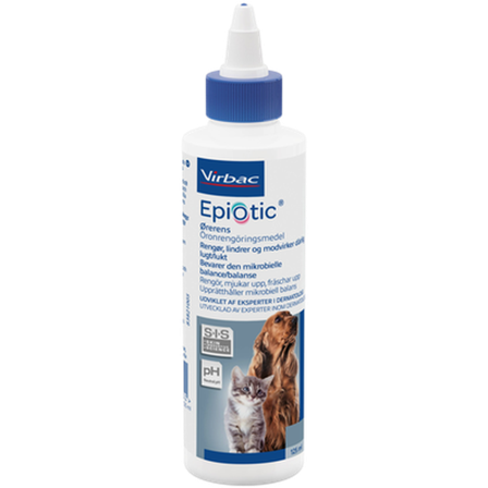 Virbac - Epi Otic ørerens 125 ml - Hund - Hundepleie & kosttilskudd - Ørepleie for hund - ZOO.no