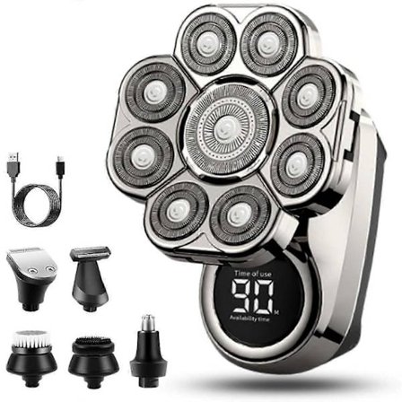 Bawldy 9.0 Barbermaskin, Bawldy Hodemaskin 9.0, 9D Flytende Hodemaskiner for Menn