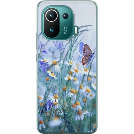 Xiaomi Mi 11 Pro Genomskinligt Skal Blommor