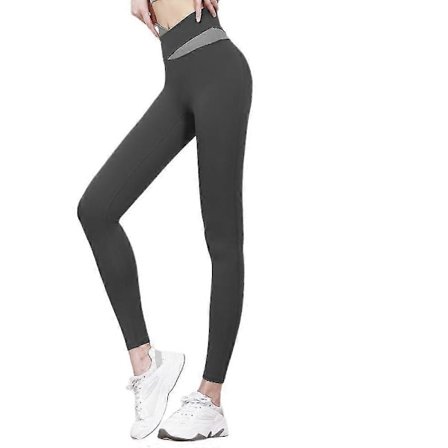 Yoga Bukser Dame Hofte Løftende Abdominal Elastisk Kryds Talje Hurtigtørrende Sports Leggings (xingyao Sort)s