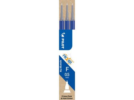 PILOT Refill Frixion Syner 0,5 blå 3/fp - Lyreco - Kontorsmaterial - Pennor - Pennpatroner