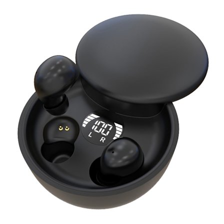 TWS Trådlösa Bluetooth 5.4 Hörlurar In-Ear Osynliga Sovhörlurar