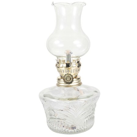 Vintage Glas Petroleumslampe til Hjemmet, Vintage Glas Petroleumslampe til Camping