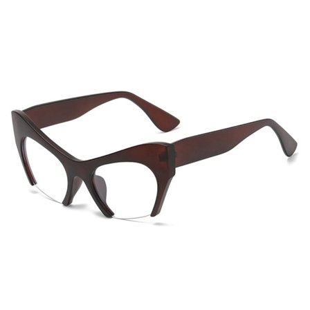 Anti-Blue Light Glasögon Överdimensionerade glasögon BRUN BRUNA