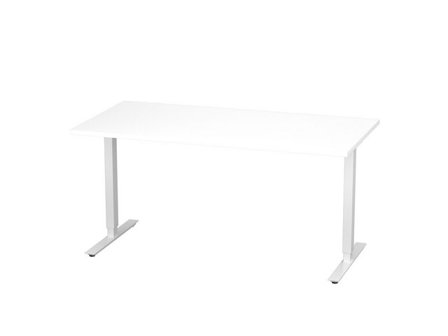 deNord Design Bord höj/sänk Basic 1600x800 vit/vit - Lyreco - Kontorsmöbler och inredning - Bord och hurtsar - Skrivbord - Höj/sänkbar