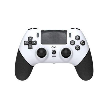 Valkoinen PS4 langaton peliohjain Lounge Effect -joystickilla ja Turbo-toiminnolla Bluetooth-lisävarusteet PS4 Slim Pro -malleille