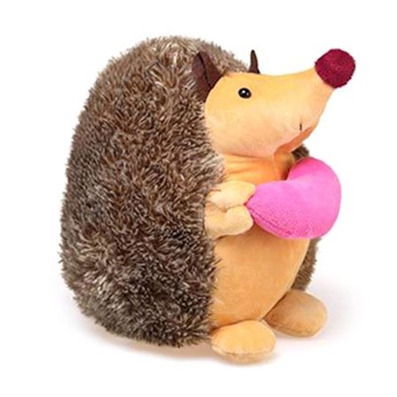 Søte rosa pinnsvin dyr pinnsvin utstoppede plysjleker for babyjenter, 4 størrelser
