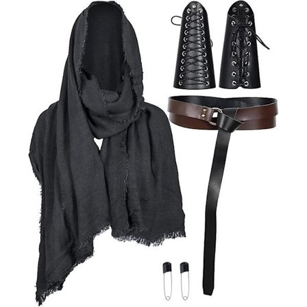 Keskiaikainen ritari nahkavyö huivi miesten renessanssin puoli olkapäätä huivi solki olkaimet Retro asusteet