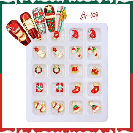 Christmas Nail Art Charms Nail Art dekoration 1 1
