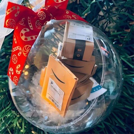 Joulukoristepallo Joulukuusen koristeet Läpinäkyvä pallo Kotiornamentti Ripustettava pallo Hieno lahja - Musta