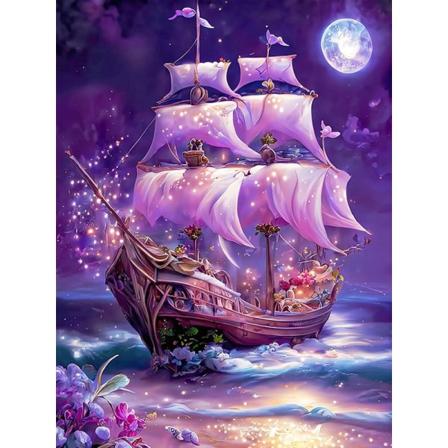 30 × 40 Diamantmaleri Broderie Diamant Maleri Kit Komplett
